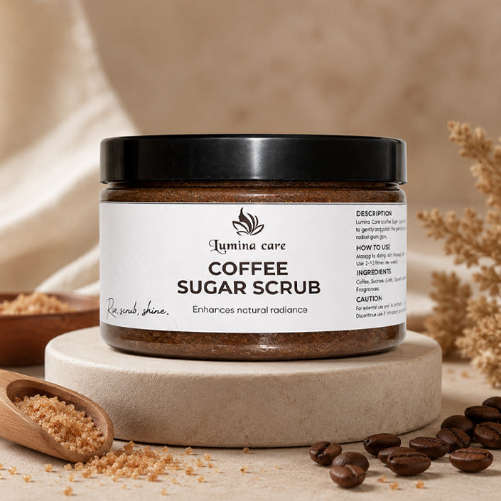 Coffee Sugar Scrub - Lumina Care | Natural Exfoliation for Glowing Skin