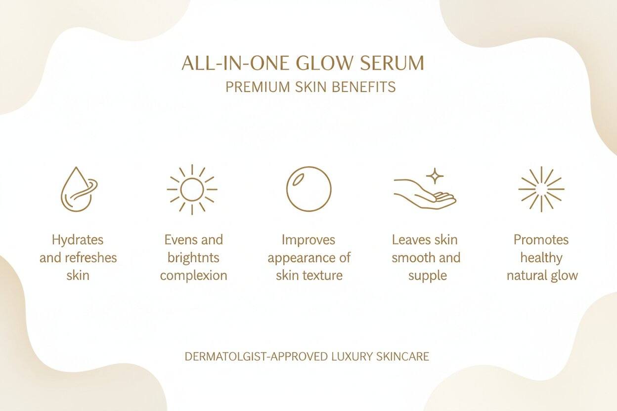 All In One Glow & Hydration Serum - Lumina Care 30ml | Complete Skincare Solution