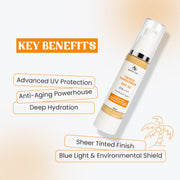 Lumina Care Tinted Sunblock SPF 50 PA+++ – Multi-Protection Shield with Vitamin A & Shea Butter (50ml)